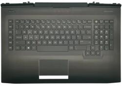 HP Omen 17T-AN0, 17-AN1, gyári új szlovén háttér-világításos fekete billentyűzet modul touchpaddal (150W, kis Center-Pin nyílás) (L14993-BA1)
