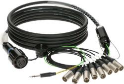 KLOTZ PolyLIVE - RMP 25p femelă - 8x XLR mascul 8-pin analogic fanout - PVC - 25m (KMY0800-V1K25)