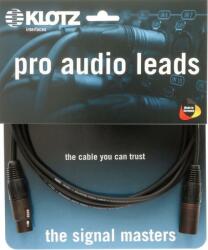 KLOTZ Cablu audio analogic Klotz pro - cablu patch simetric cu Neutrik mixed XLR - 1, 2m (B2FM1N0120)