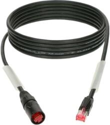 KLOTZ Cablu de rețea RamCAT flexibil Klotz - negru CAT5e (S/UTP) / etherCON - RJ45 - 2m (RC5ER020B)