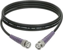 KLOTZ Cablu coaxial flexibil de 50 ohmi Klotz - RG58C/U cu conectori BNC Telegärtner - 1m (C-58U1T001)
