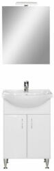 Leziter Bianca Prime 55 komplett fürdőszoba bútor magasfényű fehér