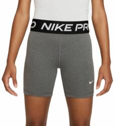 Nike Pantaloni scurți fete "Nike Kids Pro Dri-Fit 5"" Shorts - carbon heather/white