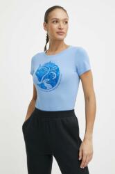 Fjallraven pamut póló Arctic Fox T-shirt női, F89849 - kék M