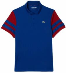 Lacoste Tricouri polo bărbați "Lacoste Ultra-Dry Colourblock Tennis Polo Shirt - navy blue/bordeaux