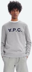 APC A. P. C. pamut melegítőfelső Sweat Vpc szürke, férfi, nyomott mintás - szürke L