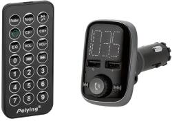 Peiying URZ0465-3 FM Transmitter és USB töltő Bluetooth kihangosítással, Peiying (URZ0465)