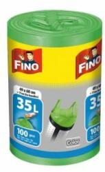 FINO Kötőzacskók FINO Color 35 ℓ, 8 mic. , 49 x 60 cm, zöld (100 db)