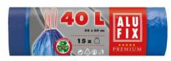 Alufix Kihúzható szemeteszsákok, 40 l / 15 db, 20m, 60 x 60 cm, kék, LDPE