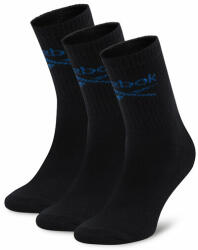 Reebok 3 pár uniszex hosszú szárú zokni Reebok R0258-SS24 (3-pack) Fekete 34_36 Férfi