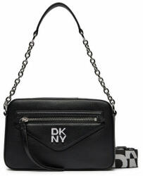 DKNY Дамска чанта DKNY Greenpoint Camera Ba R41EKB91 Black/Silver BSV (Greenpoint Camera Ba R41EKB91)