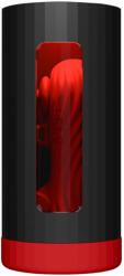 LELO F1s V3 XL - interaktív maszturbátor (fekete-piros) - doktortaurus