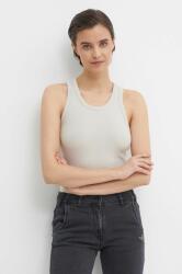 Calvin Klein top női, bézs, K20K206554 - bézs XS