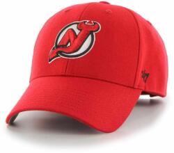47 brand sapka gyapjúkeverékből NHL New Jersey Devils piros, nyomott mintás, H-MVP11WBV-RD - piros Univerzális méret
