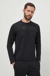 Calvin Klein edzős pulóver fekete, nyomott mintás - fekete L - answear - 46 990 Ft