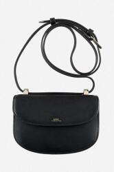 APC A. P. C. bőr táska Geneve Mini fekete - fekete Univerzális méret