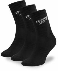 Reebok 3 pár uniszex hosszú szárú zokni Reebok R0452-SS24 (3-pack) Fekete 37_39 Férfi