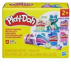 Hasbro Play-Doh: Csillogó gyurmakészlet - 6 db-os (F9932) - ejatekok