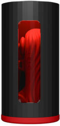 LELO F1s V3 - interaktív maszturbátor (fekete-piros) (7350075029622) - finomfust
