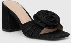 Answear Lab papucs fekete, női, magassarkú - fekete Női 41 - answear - 15 990 Ft