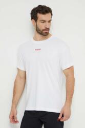 Hugo póló otthoni viseletre fehér, nyomott mintás - fehér XL - answear - 12 990 Ft