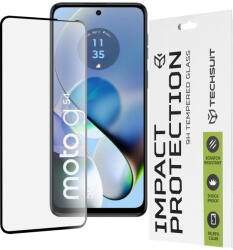 Techsuit 111D védőüveg a kijelző teljes felületére Motorola Moto G54/Moto G84/Moto G14 telefonra - Fekete