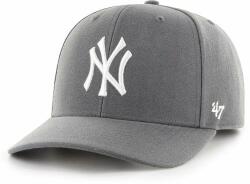 47 brand sapka gyapjúkeverékből MLB New York Yankees szürke, nyomott mintás, B-CLZOE17WBP-CC - szürke Univerzális méret