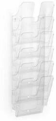 Durable Prospektustartó, fali, álló, A4, DURABLE "FLEXIPLUS 6", áttetsző (DB1700008401)