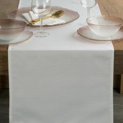 Eurofirany Alisa aranyszállal díszített asztali futó Fehér 40x140 cm