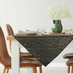 Eurofirany Suzana márvány mintás asztalterítő Fekete 85x85 cm
