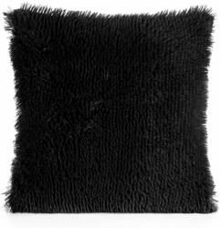 Eurofirany Tifany szőrme hatású párnahuzat Fekete 40x40 cm