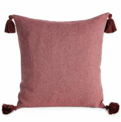 EUROFIRANY Poly pompon párnahuzat Rózsaszín 45x45 cm