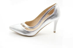 Lux by Dessi 2218 Női ezüst magassarkú cipő