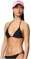PIECES Női bikini felső PCALISA Triangle 17148236 Black Onyx (Méret S)