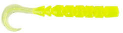 Mustad Aji Curly Tail 2.5'' Clear Chartreuse 12Db/Csomag (M8065005) - pecaabc