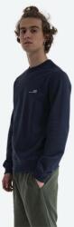 APC A. P. C. pamut melegítőfelső Sweat Item COEAS-H2768 BLACK sötétkék, férfi, sima, - sötétkék S