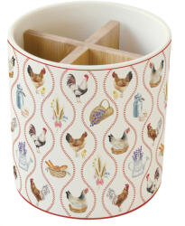 Easy Life Nuova R2S Porcelán evőeszköztartó 14x13, 5cm, dobozban, Country Life