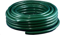 PVC locsolótömlő, szövetes, zöld külsőve, 25 m, 1 (M013)