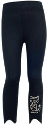 Timikids Cicás fekete kislány bordázott leggings (Méret 116)