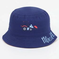 Yo Traktoros kék baba kalap (Méret 6-12 hó)