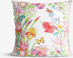 Goldea față de pernă decorativă loneta - grădina de primăvară colorată 40 x 40 cm