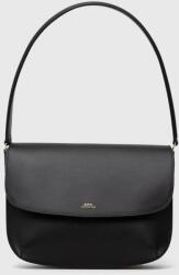 APC A. P. C. bőr táska fekete - fekete Univerzális méret - answear - 237 990 Ft