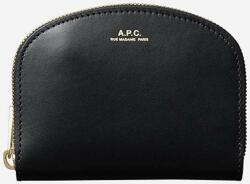 APC A. P. C. bőr pénztárca fekete - fekete Univerzális méret - answear - 91 990 Ft
