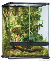 Hagen Exo-Terra Small Tall Terrarium - Dekoratív kivitelű üvegterrárium (45x45x60cm)