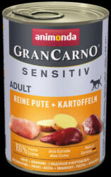 Animonda GranCarno Sensitiv Adult (pulyka, burgonya) konzerv - Felnőtt kutyák részére (400g)