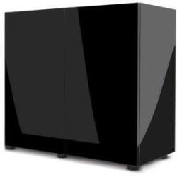 AQUAEL AquaEl Cabinet Glossy Black - szekrény (fényes, fekete) 80x35 (mélység ajtóval) x73