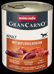 Animonda GranCarno Adult (baromfi szív) konzerv - Felnőtt kutyák részére (800g)