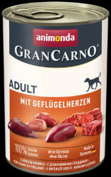 Animonda GranCarno Adult (baromfi szív) konzerv - Felnőtt kutyák részére (400g)