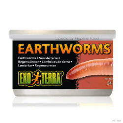 Hagen Exo-terra Earthworms - speciális hüllőeledel (katonalégylárva) hüllők részére (34g) - aboutpet - 1 470 Ft
