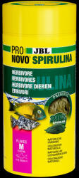 JBL ProNovo Spirulina Flakes "M" - Spirulina táppehely M-es méretben minden 8-20 cm-es akváriumi halhoz (1000ml/160g)